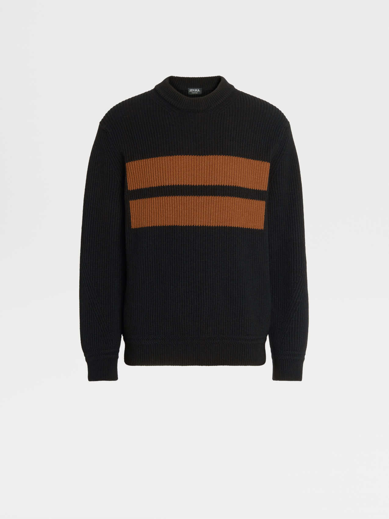 黑色 Oasi Cashmere 圆领毛衣